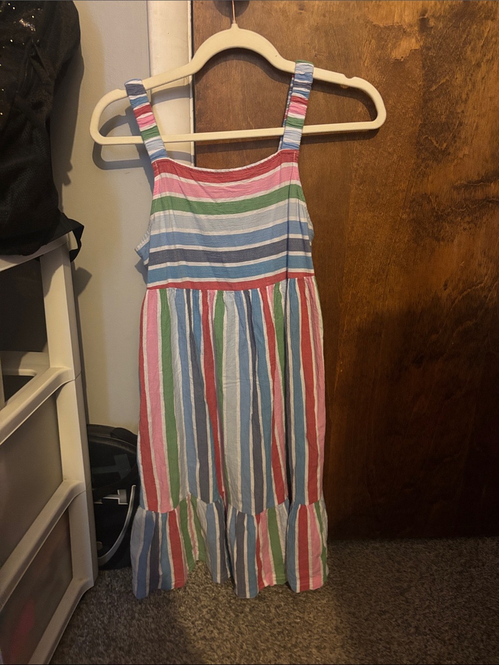 wonder nation Pink, Green, Blue Striped Sundress